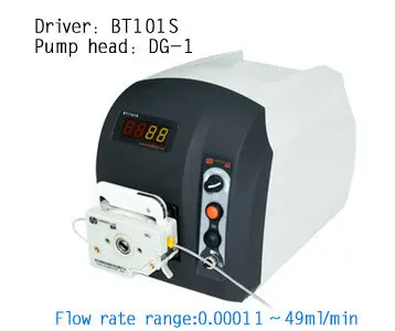 

BT101S / DG10-1 (10 Rolls/wheels) wholesale Variable Flow Speed Peristaltic Pump for Water Pump Fluid 0.00011 to 20 (ml / min)