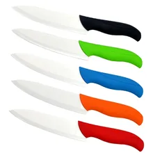 Marke Mr. W 5 Farben Hohe Qualität Küche Keramikmesser 7 “zoll Weiß Klinge Kochmesser cuchillos de cocina