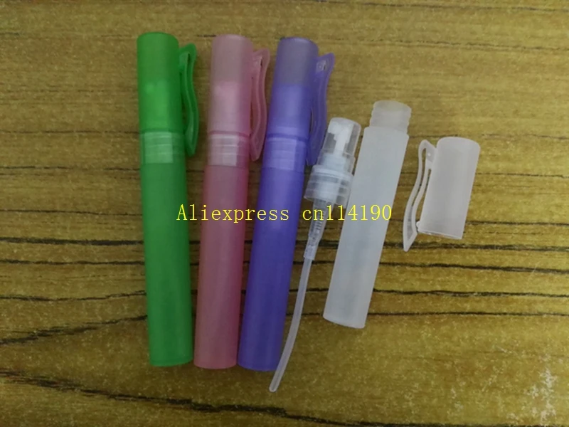 

3000pcs/lot Fast Shipping 8ml Empty Plastic Spray Bottle Makeup Perfume Atomizer Refillable travel Cosmetics Sprayer Bottles