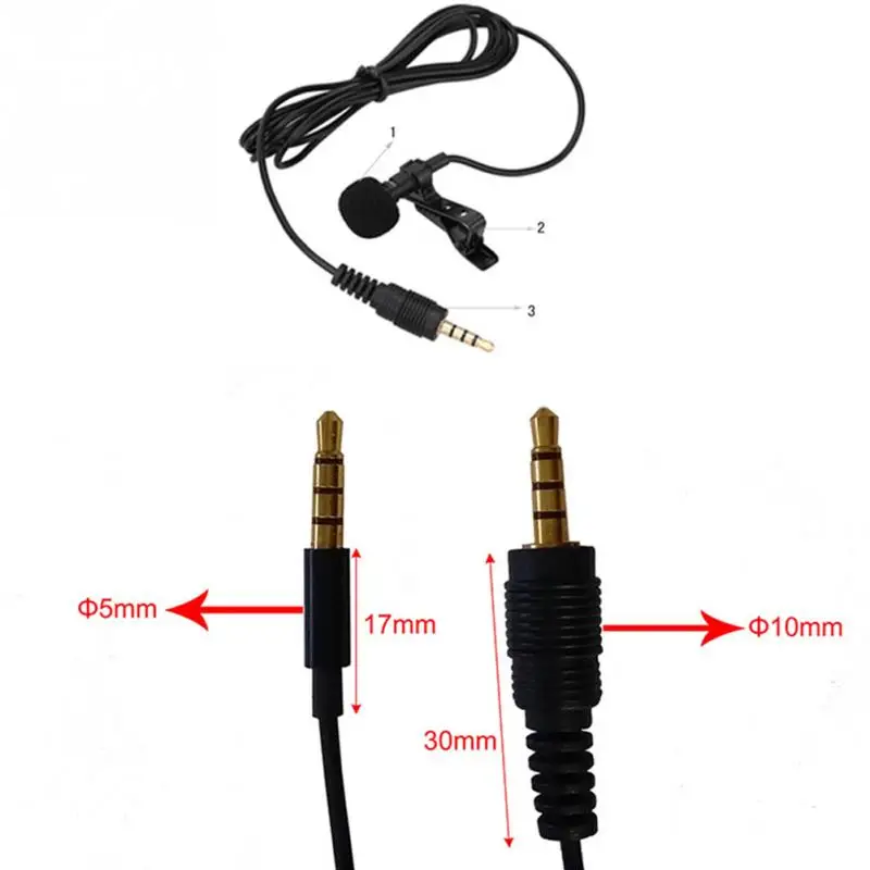 Петличный микрофон Микрофон для iOS Android сотовый телефон microfono para celular yaka mikrofonu клип-на воротник телефон Нагрудные Микрофоны
