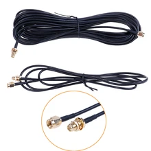 15/90 см Стандартный RP-SMA мужского и женского пола MF Джек антенна Wi-Fi свинцовый Удлинительный кабель жила провода с покрытием из золота