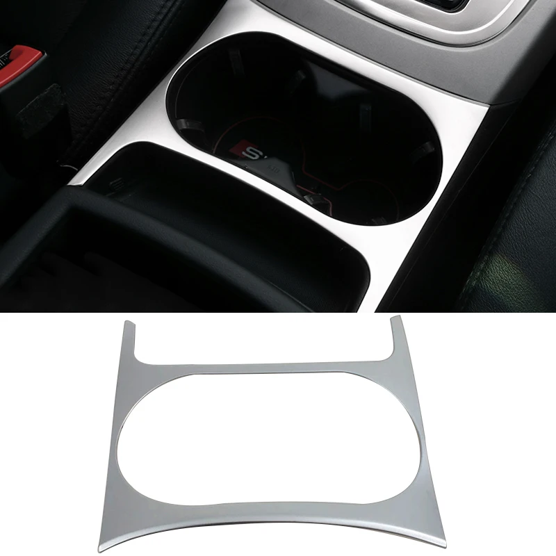 QCBXYYXH For Audi Q5 2010 2017 Stainless Steel Car Styling Cup Holder