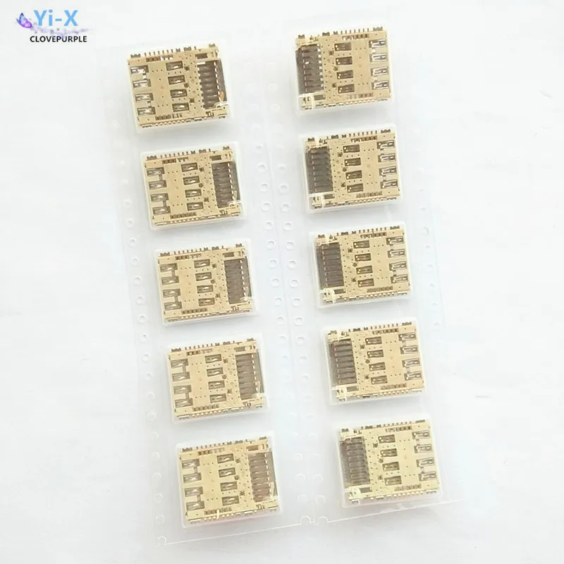

Оптовая цена 50 шт./лот новый держатель для чтения sim-карт Разъем для Samsung Galaxy S5 G900 G900F G900H G900X I9600 разъем