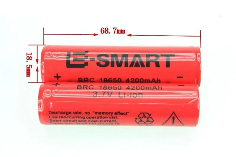 Discount WEST BIKING Bicycle Light Battery 3.7V 18650 4800mAh Rechargeable Battery 18650 Chager for LED Flashlight Battery Charger Light 25