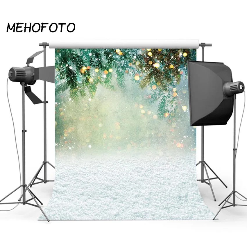 MEHOFOTO Рождественский фон для фотосъемки зимние снежные сцены фоны для боке фотобудка детский портрет для фотостудии