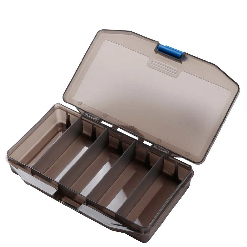 

2019 New Transparent Portable Outdoor Fishing Lure Accessories Box multi-function Bait storage box
