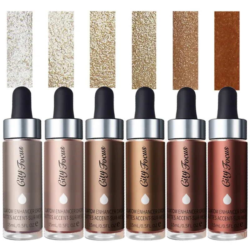 Hot Liquid Highlighter Face Brighten Makeup Glitter Glow Shimmer