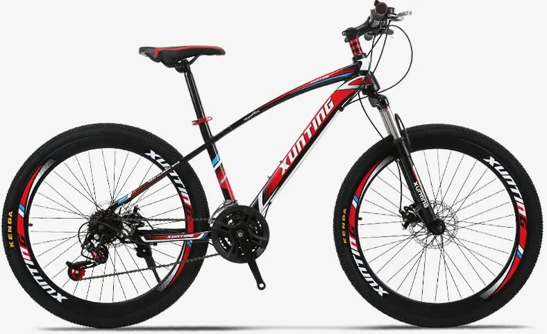 Flash Deal New Style 26 Inch 21 Speed  Transmission Disc Cutter Ring Beam 40 Off-road Racing One Round Mountain Bike 4