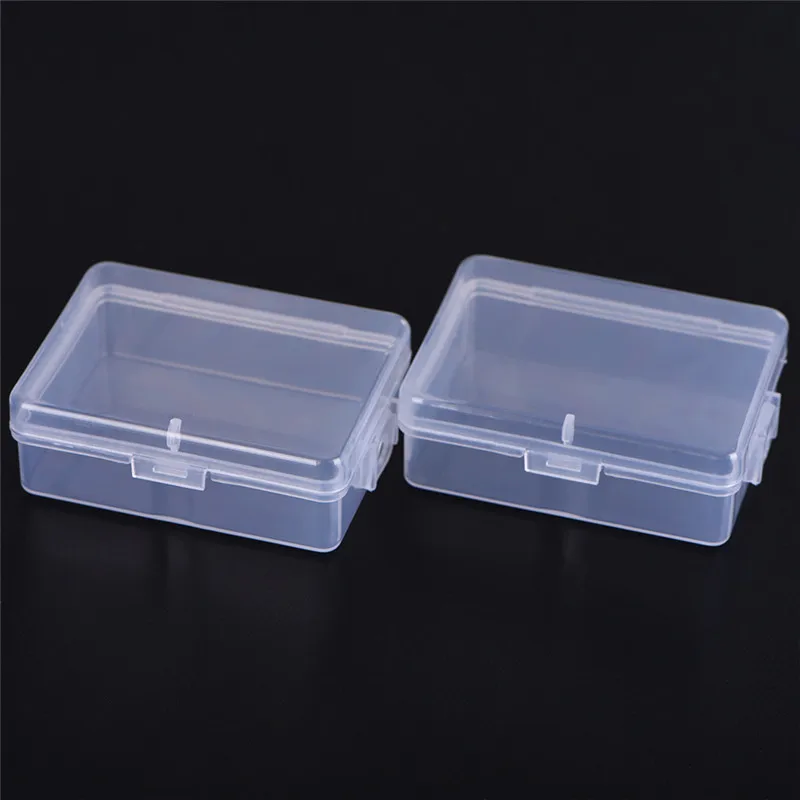 

2Pcs/pack Adjustable Jewelry Necklace Transparent Storage Box Case Holder Craft Organizer Beads Jewelry Container