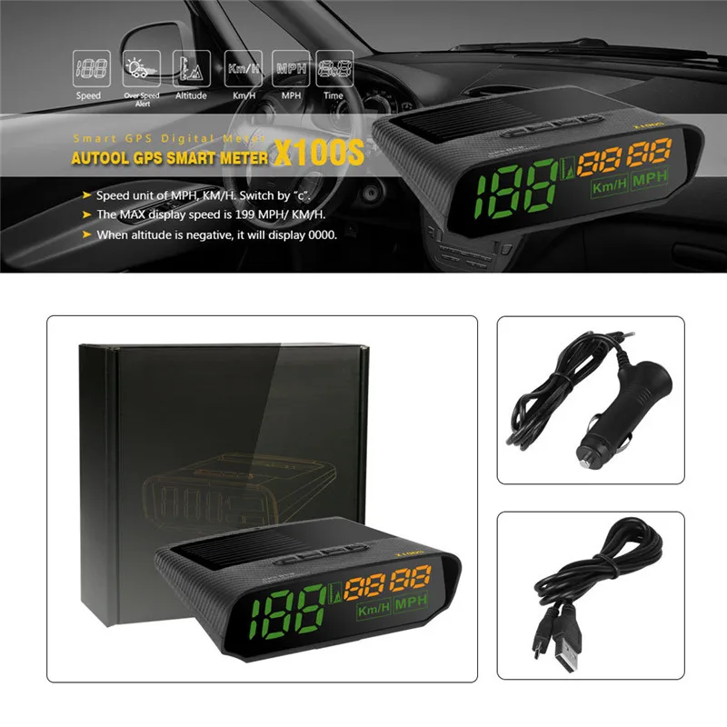 Autool X100 Автомобиль Мотоцикл прочный Портативный удобно полезно цифровой