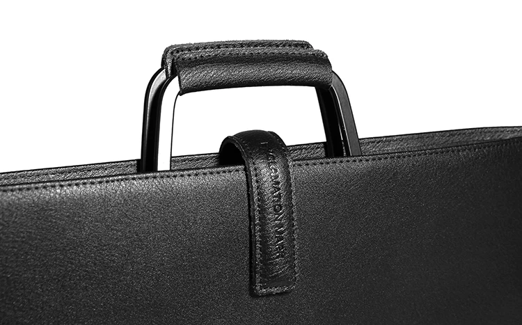 Первоклассная модная сумка менеджера А4 из натуральной кожи портфель padfolio бизнес
