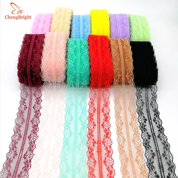 

10 Yards Lace Ribbon Tape 40MM Wide Trim Fabric DIY Handicrafts Embroidered Net Cord For Sewing Decoration African Lace Fabric