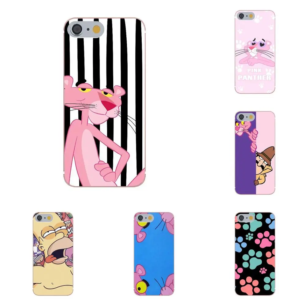 Tpwxnx Pink Panther Soft TPU Case Protective For Apple iPhone 4 4S 5 5C 5S SE 6 6S 7 8 Plus X | Мобильные телефоны и