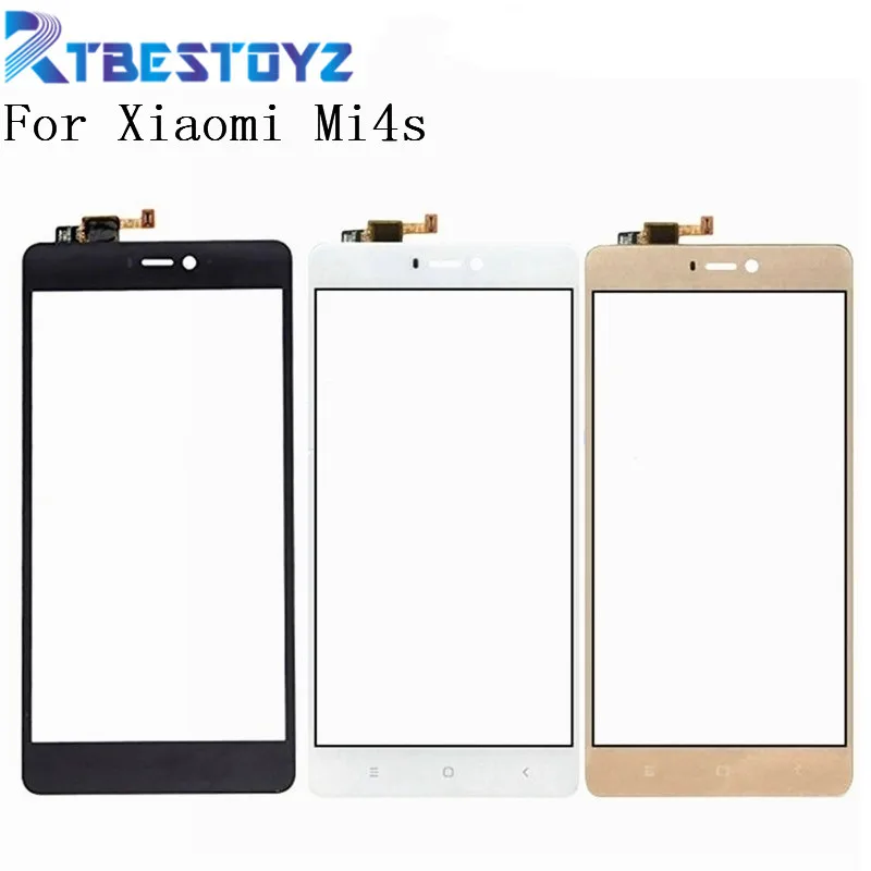 RTBESTOYZ 5 0 дюймов для XiaoMi Mi 4S Mi4s сенсорный экран дигитайзер сенсор Замена