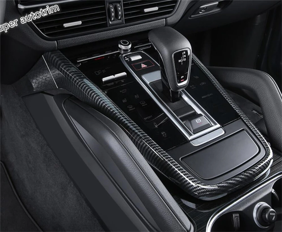 

Lapetus Interior For Porsche Cayenne 2018 ABS Middle Transmission Shift Gear Panel Auto Accessories Cover Trim 3 Piece / Set