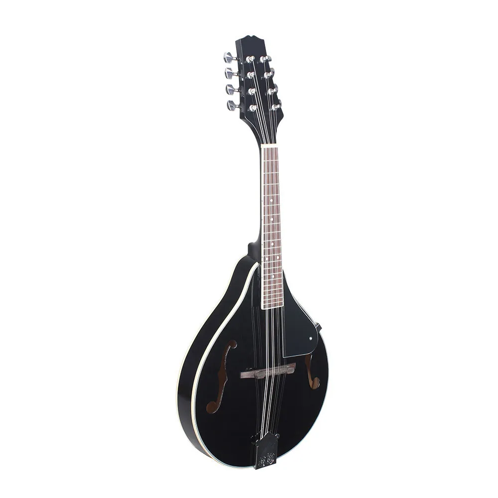 

Stringed Instrument 8-String Basswood Mandolin with Rosewood Steel String Mandolin Adjustable Bridge Music Instrument