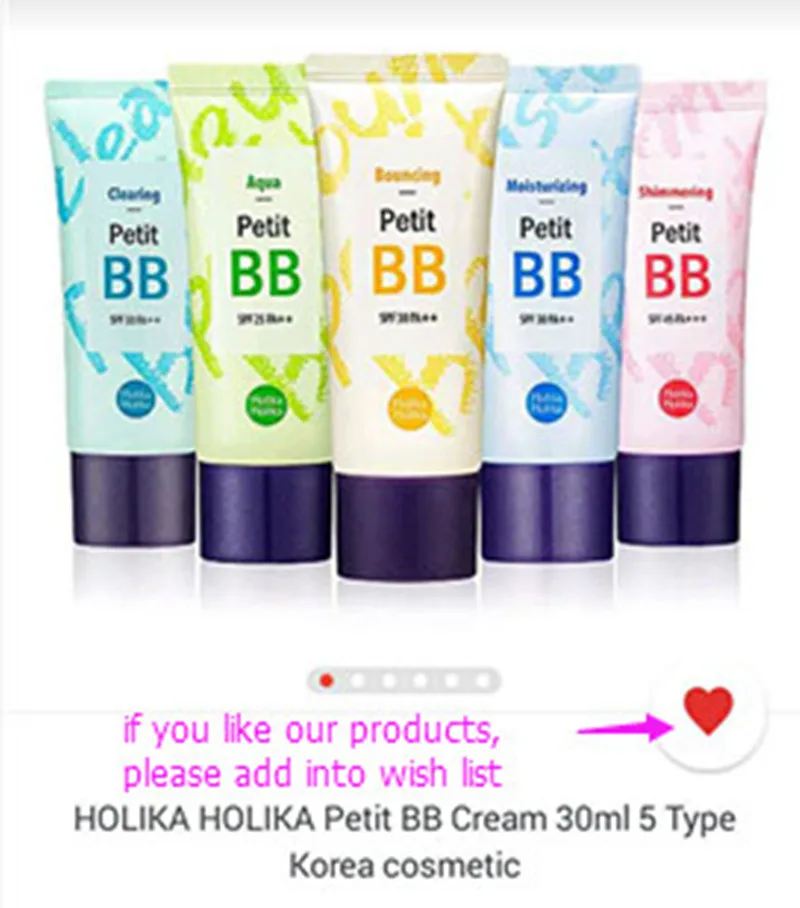 HOLIKA HOLIKA Petit BB Cream 30ml Perfect CC Cream Foundation Concealer Nude Base Face Whitening Makeup Primer Korea Cosmetics