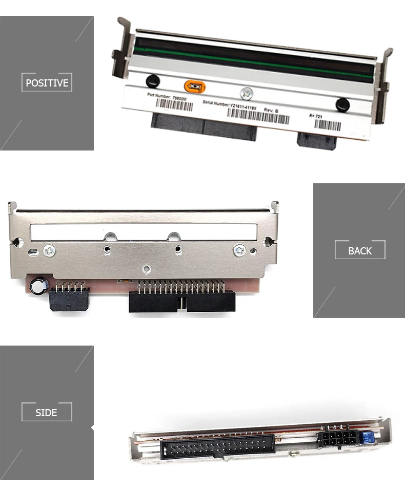 Новая печатающая головка для zebra ZM400 200 точек/дюйм печатающая головка PN 79800M Совместимость гарантия 3 месяца, 7 дней нет причин менять или возвращать