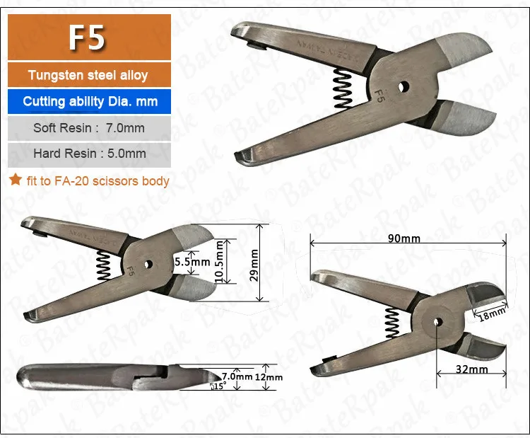 BateRpak FA-5/10/20/30 пневматические ножницы/пневматические ножницы, Зажимные клещи, мягкий/жесткий FRP бак cмягчителя воды медь/железная проволока