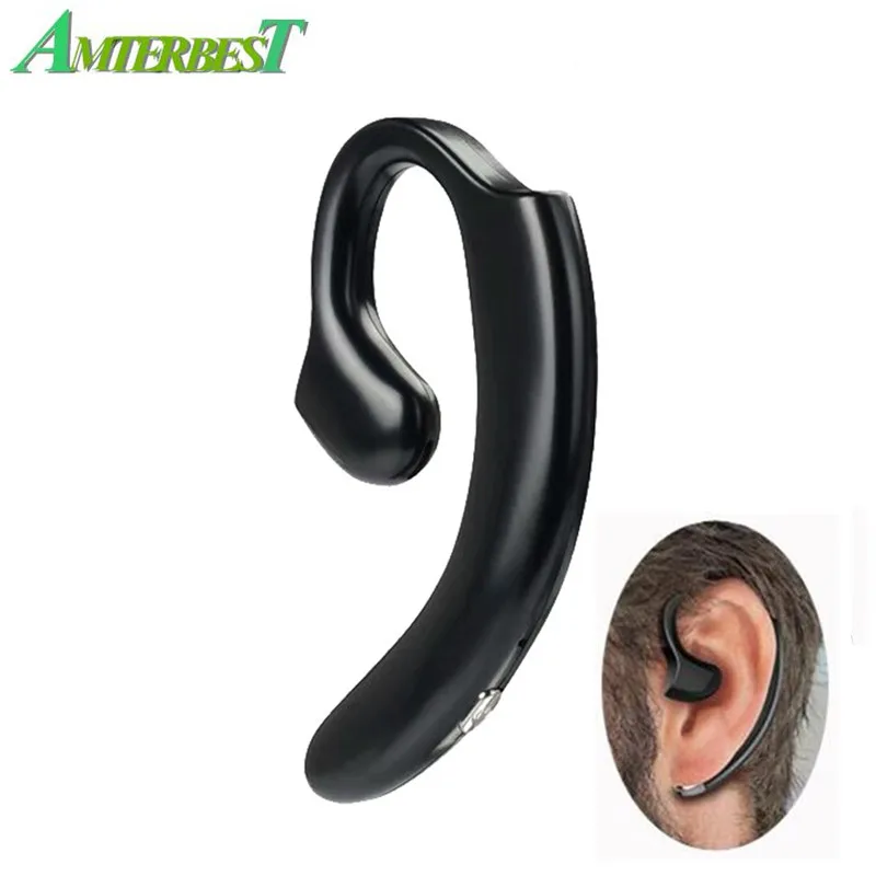 

AMTERBEST Bone Conduction Wireless Bluetooth Business Headphones Sport Stereo Earpiece with Sweatproof,Noise Reduction Headsets