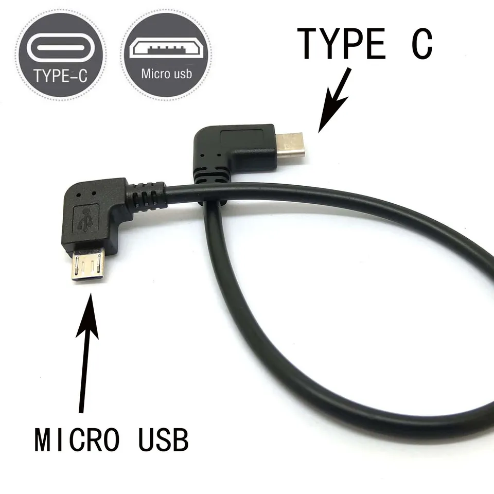 Cablecc Cavo USB 3.0 Con Viti E Angolo Retto 90° – Micro USB B A USB A, 3m, Per Fotocamere Industriali