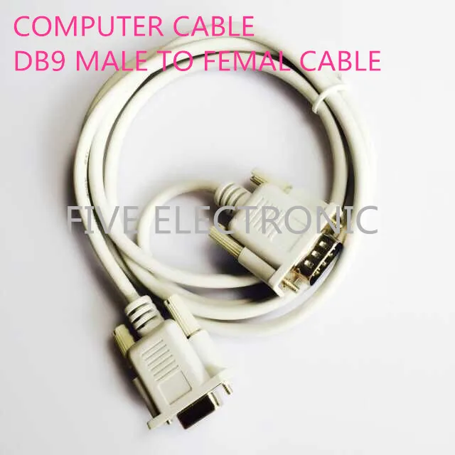 

FREE SHIPPING! DB9 Male to Female Serial Port Cable. RS232 Computer Cable. COM Cable direct connection