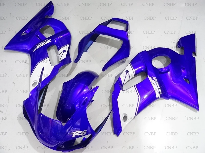 

YZF600 R6 1999 Fairing YZF R6 1998 - 2002 Blue White Body Kits YZFR6 01 02 Plastic Fairings