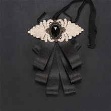 Мужские свадебные деловые галстуки-бабочки для смокинга, двухслойные галстуки-бабочки для женщин