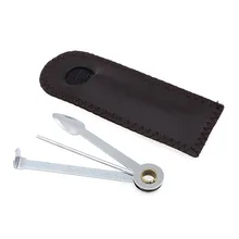 3в1 курительная трубка из нержавеющей стали очиститель, инструмент для очистки Reamers трамбовка сорняков аксессуары triturador de erva