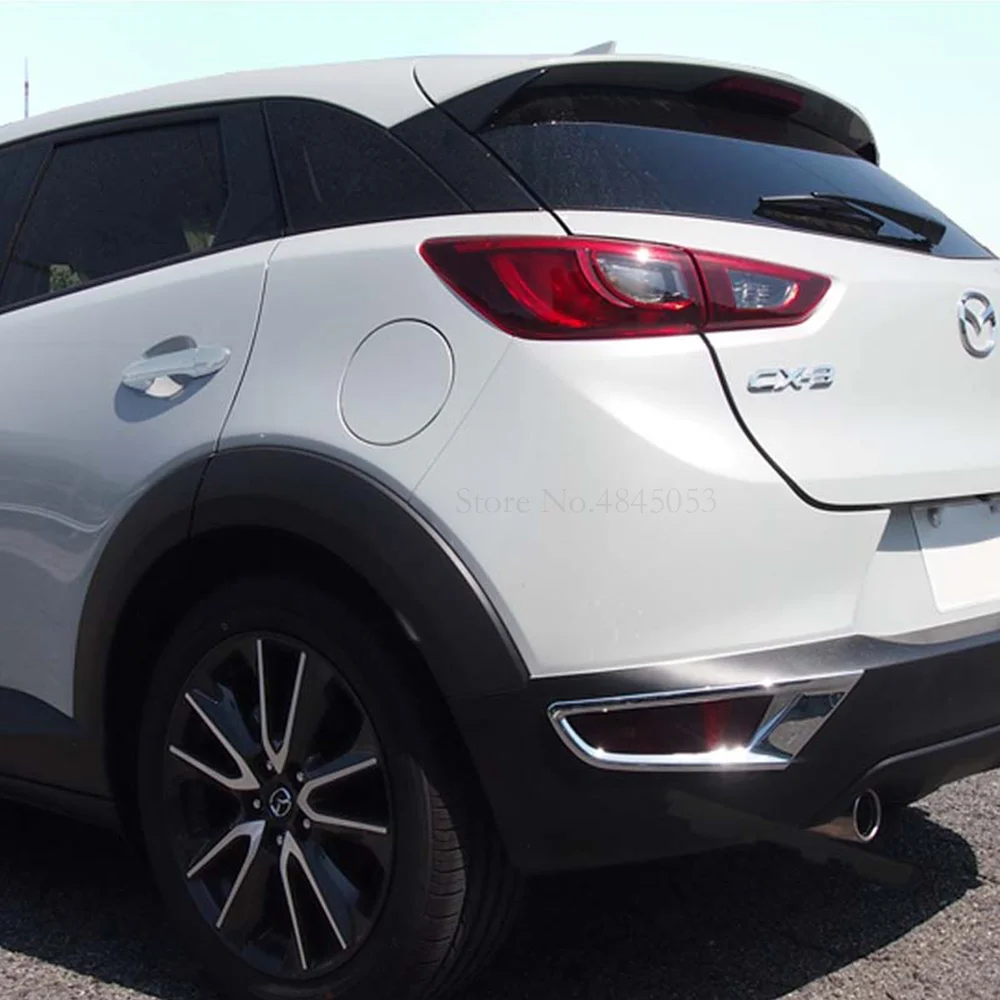 Для Mazda CX-3 CX3 2017 2018 2019 задние противотуманные фары крышка рамка отделка ABS