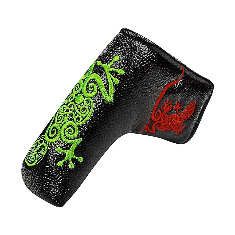 Gecko Embroidery Golf Club Headcover for Blade Golf Putter Protector 4Colors4
