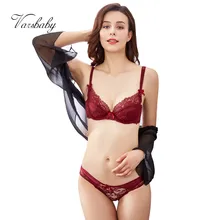 Varsbaby женское ультра-тонкое кружевное нижнее белье большого размера сексуальный комплект цветочных бюстгальтеров