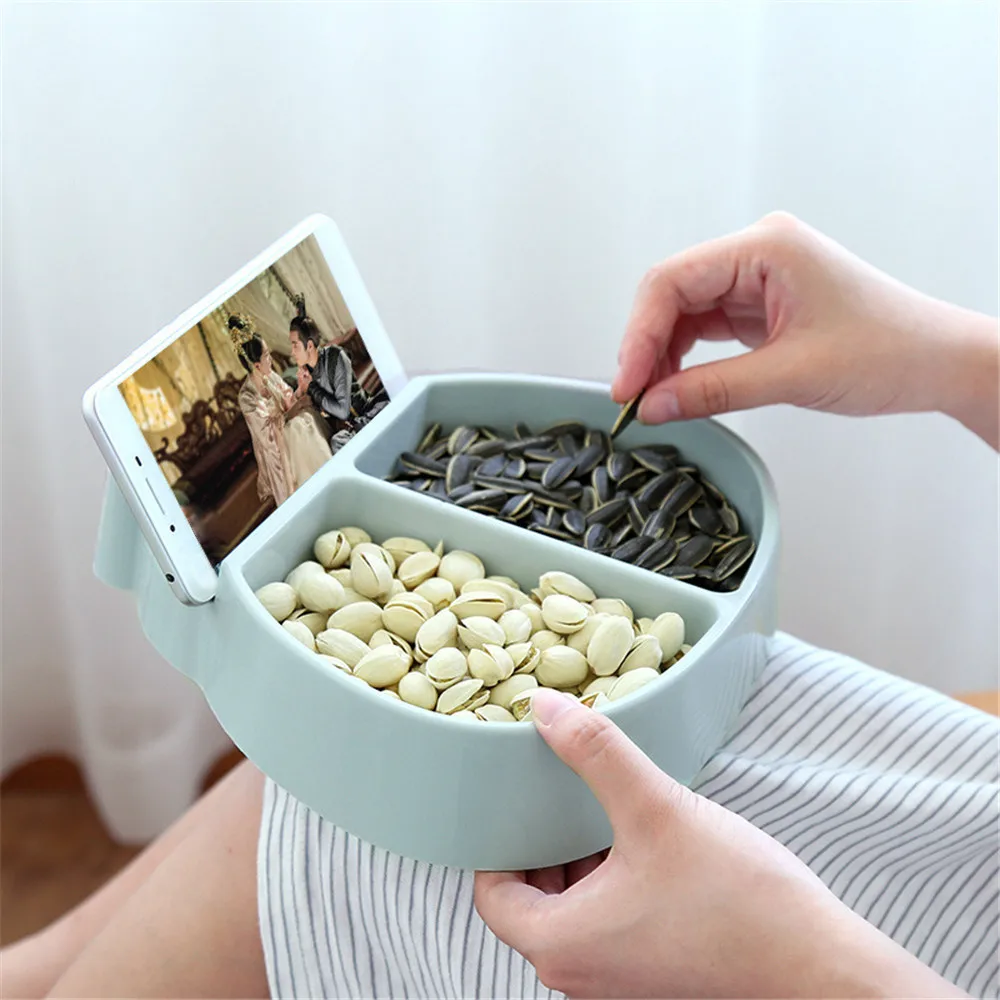 

Lazy Welfare Creative Shape Bowl Perfect For Seeds Nuts And Dry Fruits Storage Box Food Grade Plastic Save Space Tools 10Aug 8