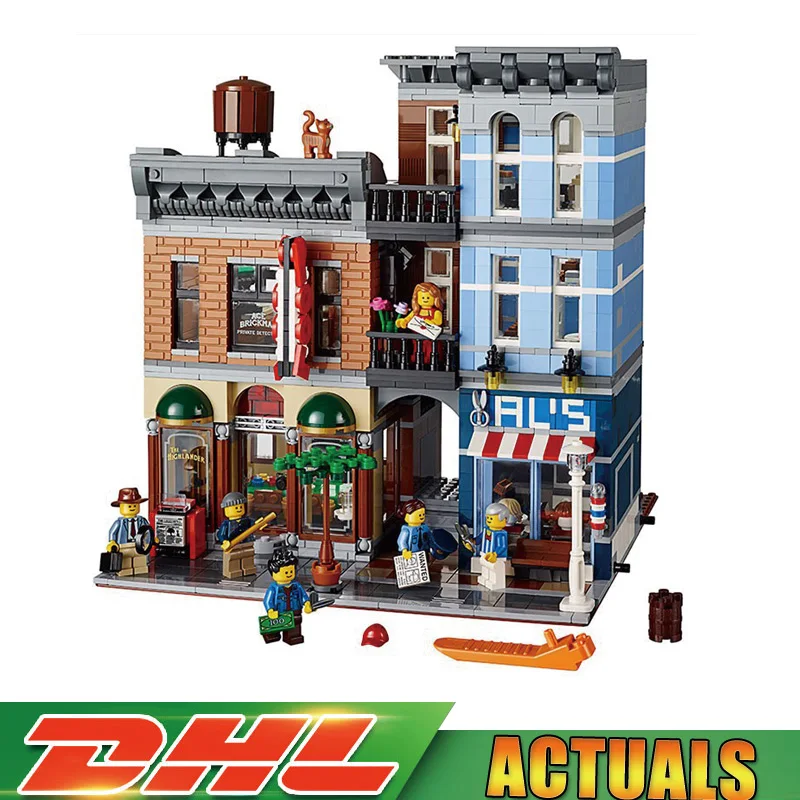 

Lepin 15011 The Detective's Office Set Avengers Set Assemble Building Blocks Educational Children Toys Compatible Legoings 10197