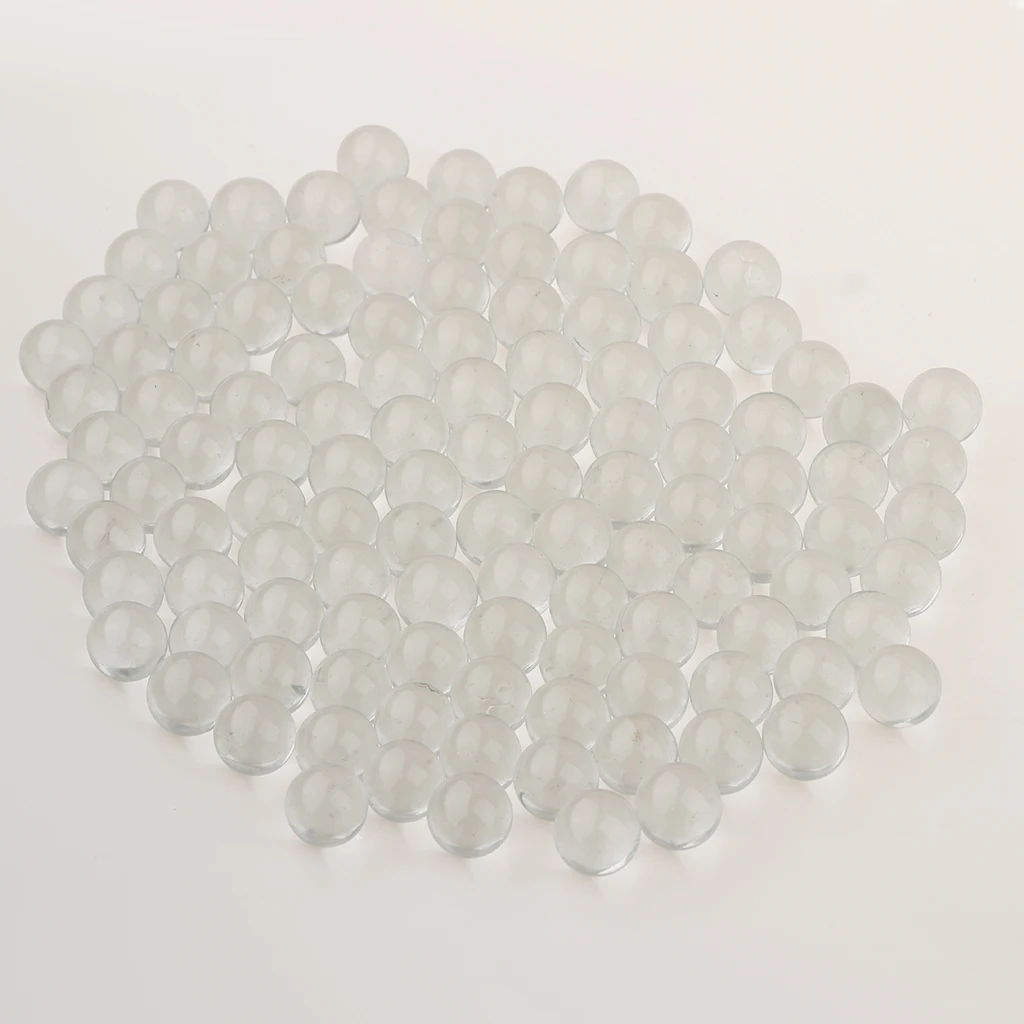 100pcs 13mm High Precision Laboratory Transparent Fixed Glass Beads Decorative Glass Ball Use for Mechanical Ball Bearing