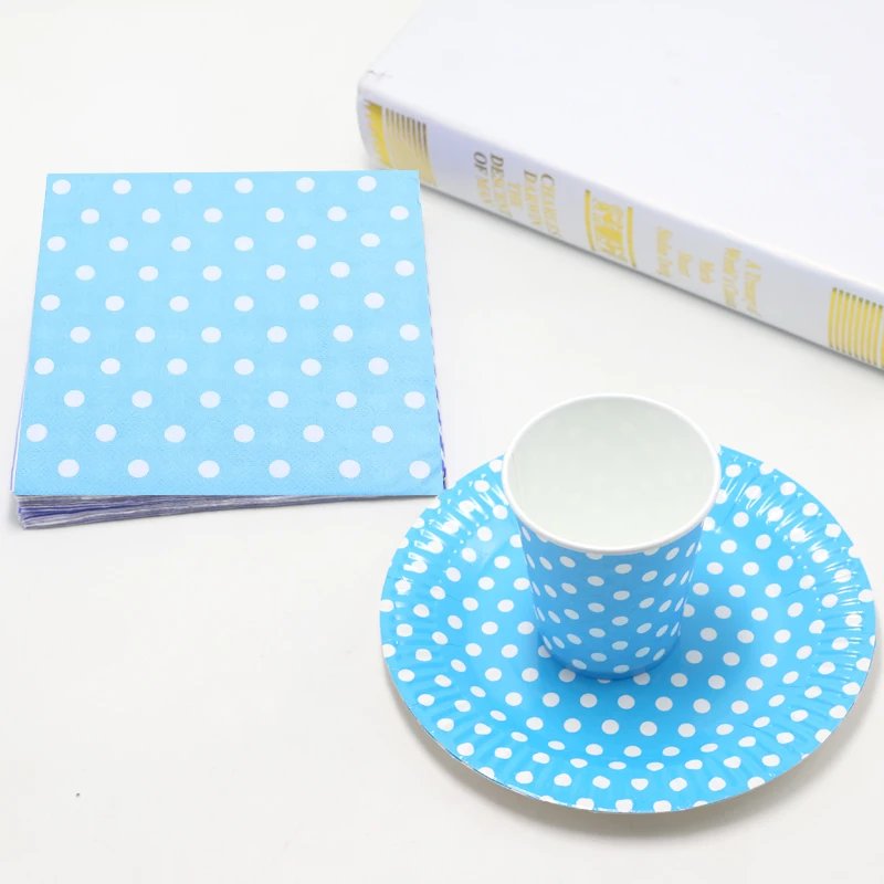 60pcs-Blue-Polka-Dots-Theme-Baby-Shower-Paper-Plates-Kids-Favors-Napkins-Birthday-Party-Cups-Decoration