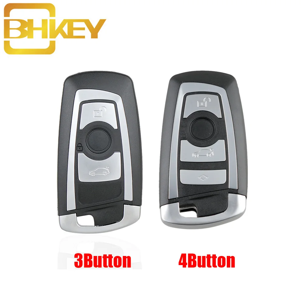 BHKEY 3/4 кнопки корпус автомобильного ключа дистанционного управления пульт для BMW 1