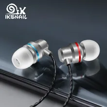 IKSNAIL In Ear Earphones For Mobile font b Phone b font Headset 5 Colors 3 5mm
