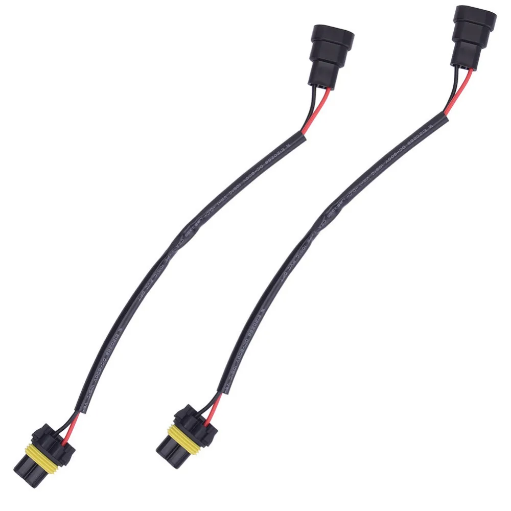 2Pcs 9006 HB4 Wire Harness HID Xenon Power Cable Connector Ballast Socket HID Wiring Adapter Conversion Kit-in Car Headlight Bulbs(LED) from Automobiles ...