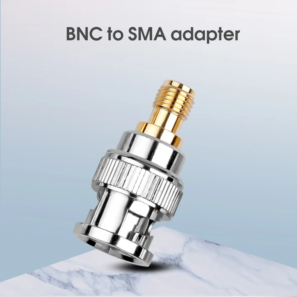 Kebidu 4 шт./лот разъемы BNC SMA Тип позолоченный штекер гнездо RF адаптер тестовый
