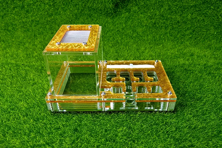 

2018 Transparent Ant House Toy Insect Cage Nest Farms Acrylic Display Trapezoid Box Kid Scientific Observation Educational Toys