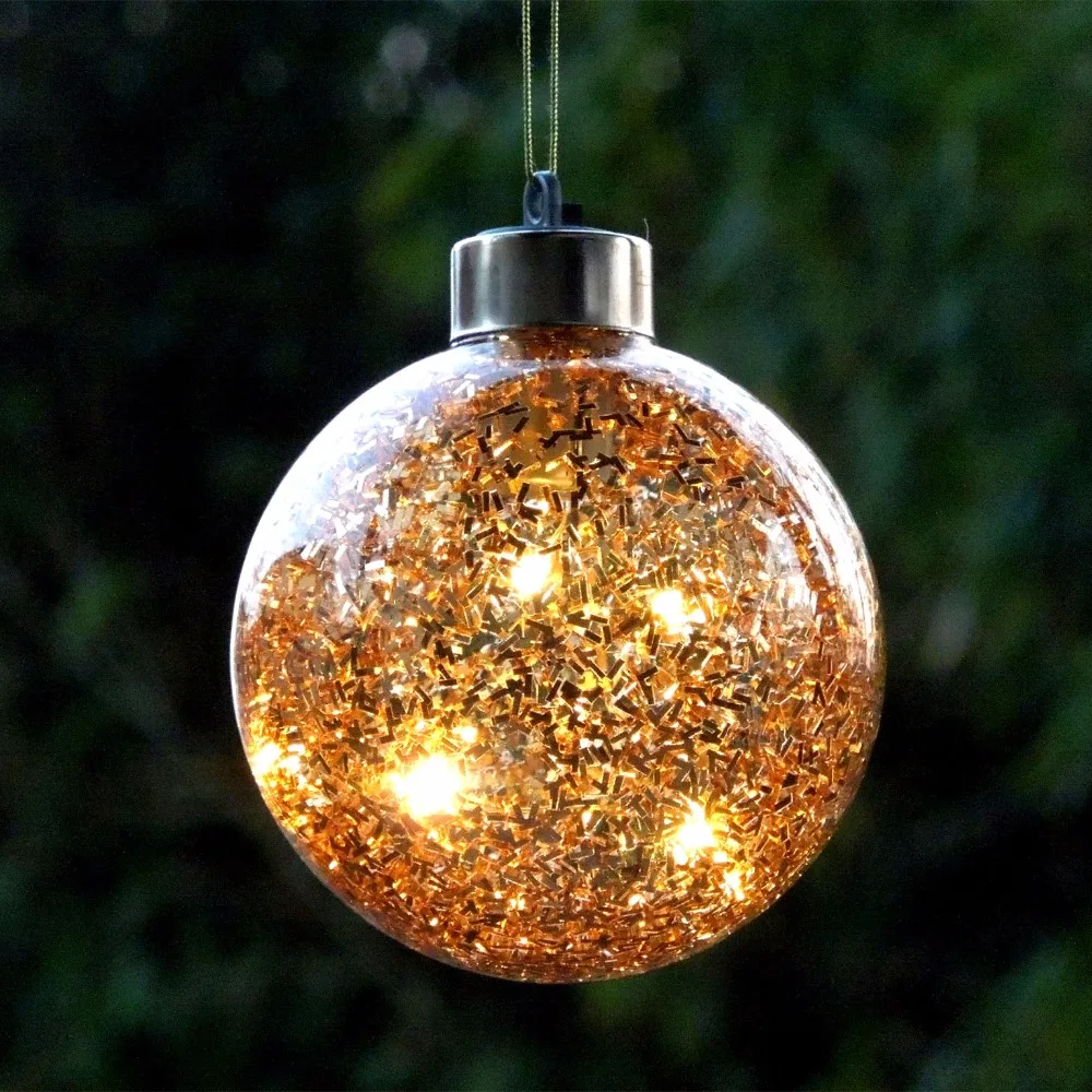 Diameter 20cm Silver Lighting Gl Christmas Ball Bronze Diameter 20cm Silver Lighting Gl