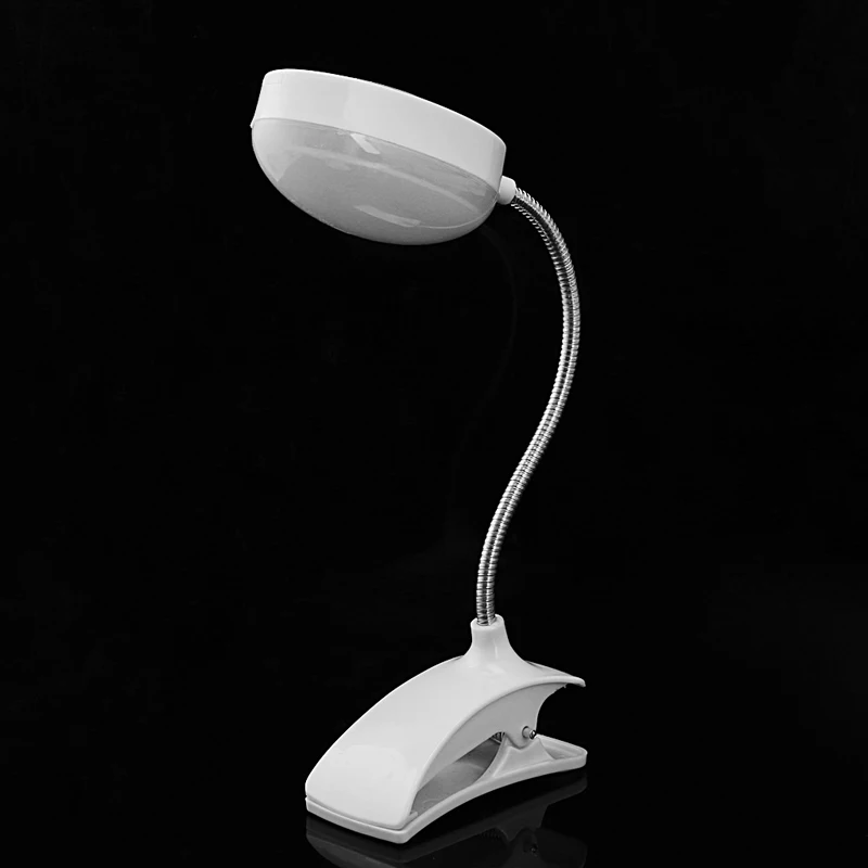  HNGCHOIGE Flexible Clip-on Table Lamp LED Clamp Reading Study Bed Laptop Desk Bright Light - 32823717357