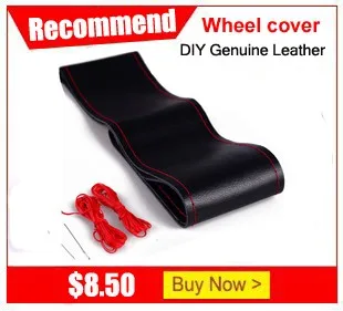 Wholesale DIY Genuine Leather car wheel cover