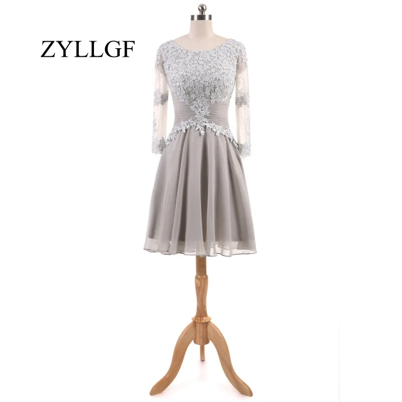 ZYLLGF Moeder Van De Bruid Jurk Een Lijn Chiffon Lange Mouwen Bruiden Moeder Jurken Voor Bruiloften Met Applicaties MFD6 ZYLLGF Moeder Van De Bruid Jurk Een Lijn Chiffon Lange Mouwen Bruiden Moeder Jurken Voor Bruiloften Met Applicaties MFD6