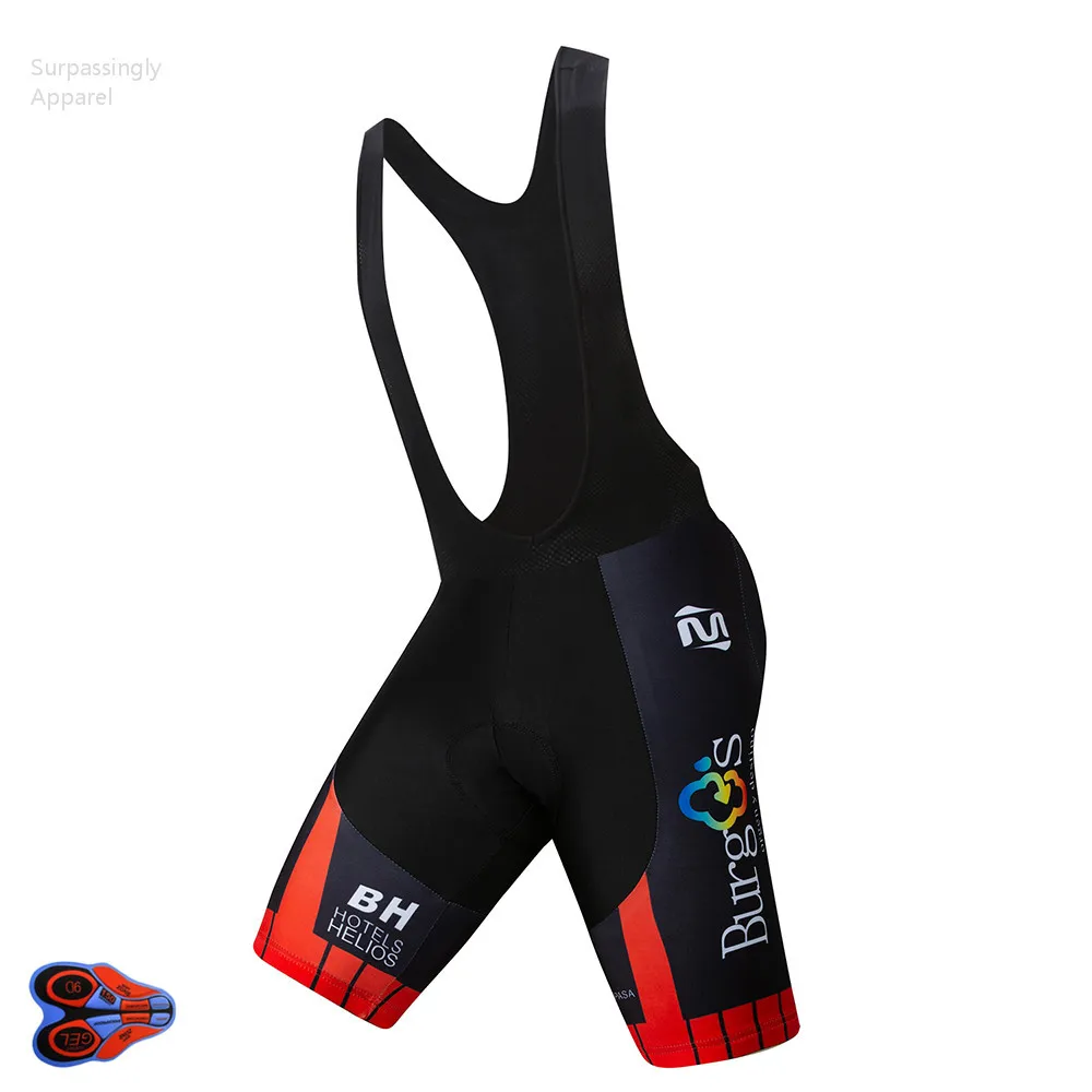 

2019 Pro UCI Teams BLACK BH Men's Cycling Bib Shorts Burg Bike Bicycle MTB Bib Shorts 9D COOLMAX Pad Cycling Jersey Clothes