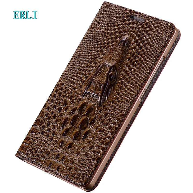 Brown Роскошные Шлепанцы из натуральной кожи чехол для iPhone X XS XSMAX XR 8 7 6 6s плюс 5 5C 5S SE - Цвет: Brown