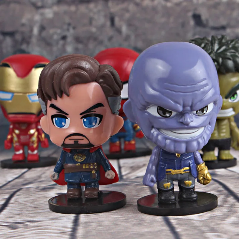 Disney версии Marvel Мстители фигурку периферийных устройств Человек паук Железный