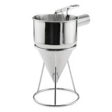 Нержавеющая Сталь Осьминог шары инструмент конической формы пресс Воронка печенье торт делая воронки с стойкой руководство кухня выпечки Посуда