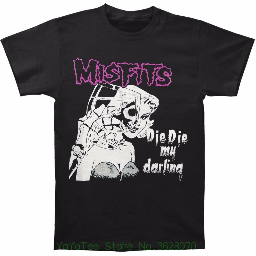 Die Die My Darling T shirt Black Harajuku Funny Men Tee